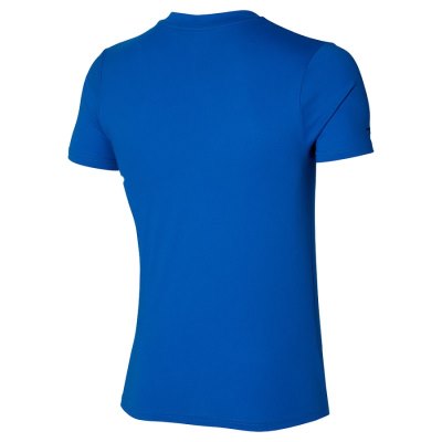 Camisa Mizuno Tee SR Hombre Azules - Chile M537ZLVETB